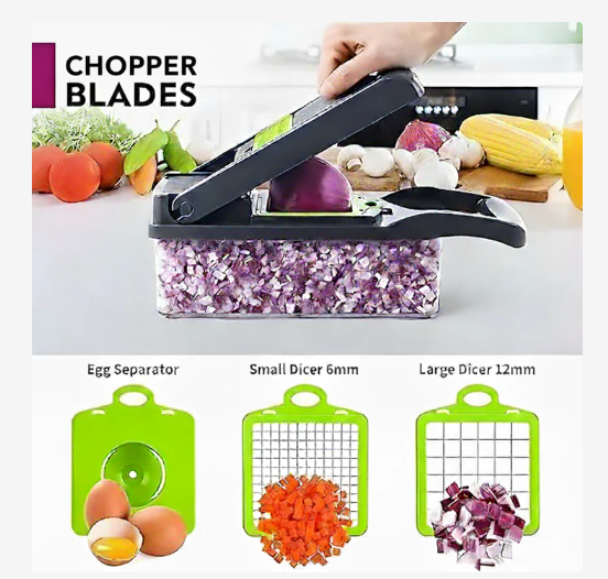 ALI SHIPPING 14-in-1 Multifunctional Food Chopper